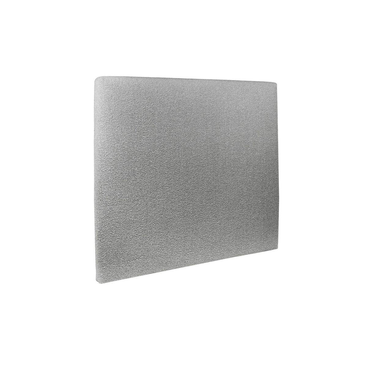 KOPFTEIL gepolstertes – grauer Bouclé-Stoff - 180 cm - Beige/Grau, Karton/Holz (180/120/10cm) - Sommeil de Plomb