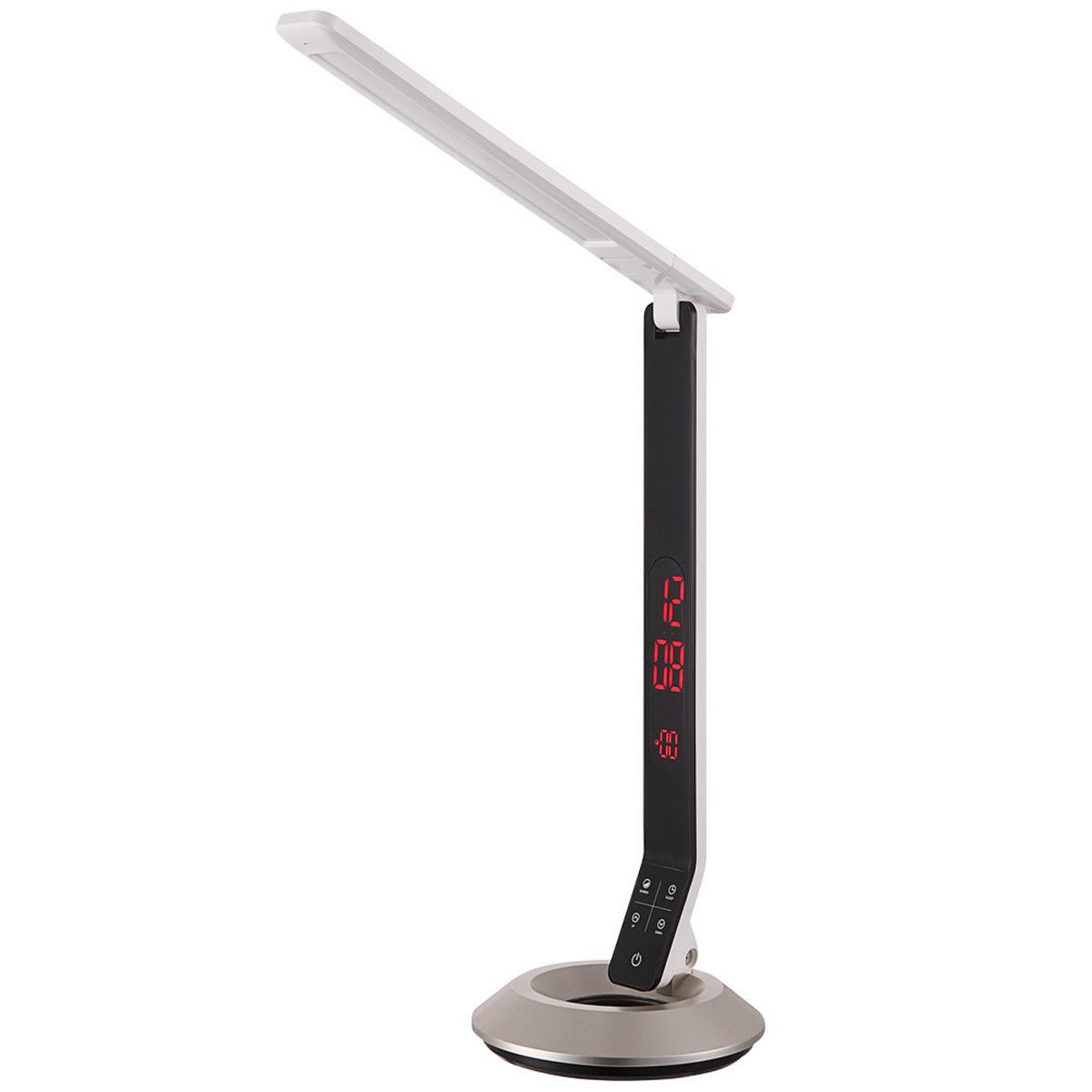 LED TISCHLEUCHTE Drina Aluminium Silber - Silberfarben, Metall (17.1/41/75cm) - Globo Lighting