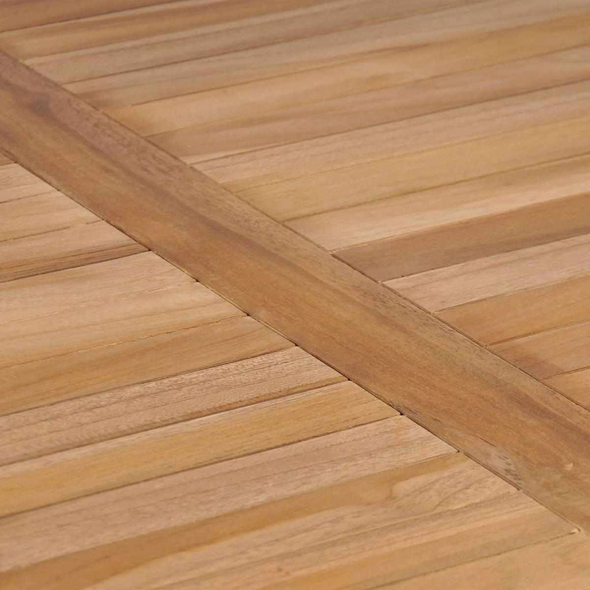 GARTENTISCH 80/80/77 Cm Massivholz Teak - Naturfarben, Holz (80/80/77cm) - vidaXL