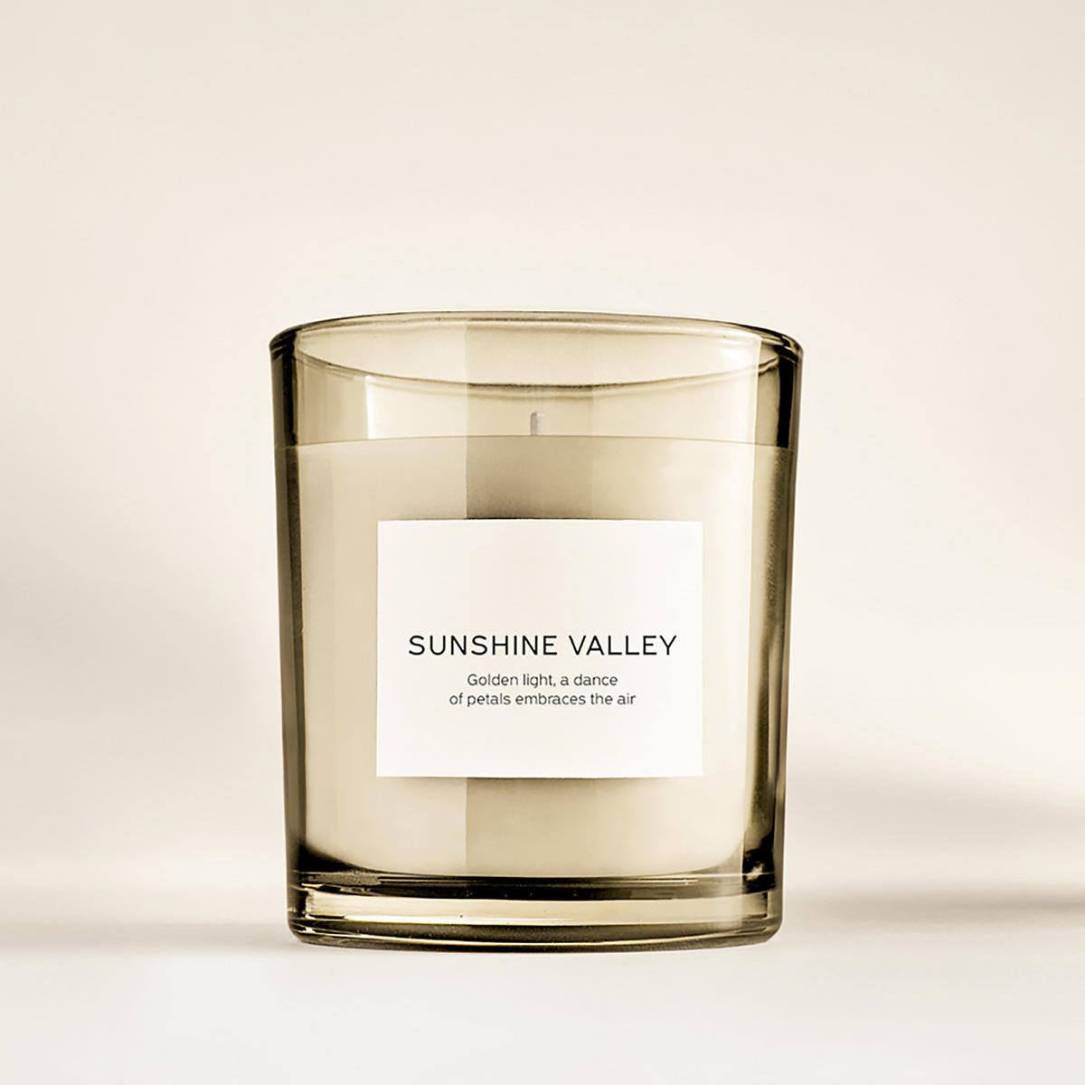 DUFTKERZE Pure Poetry Sunshine Valley - Orange, Paraffin (9cm) - Butlers