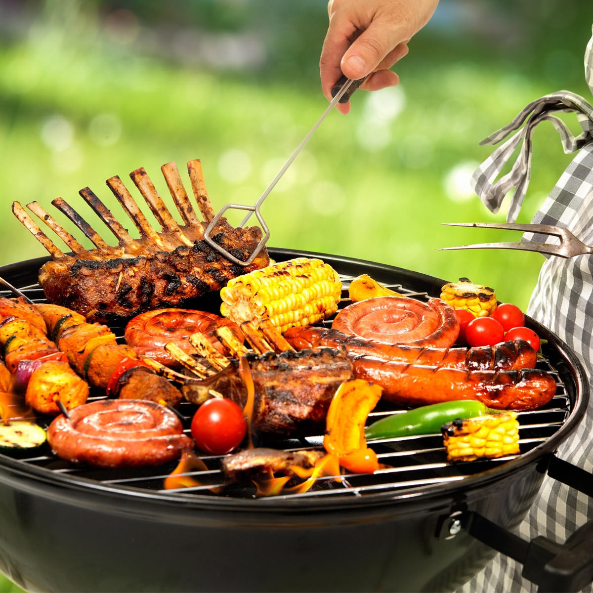 GRILLROST - Silberfarben, Metall (54.5/54.5cm) - BBQ Boss