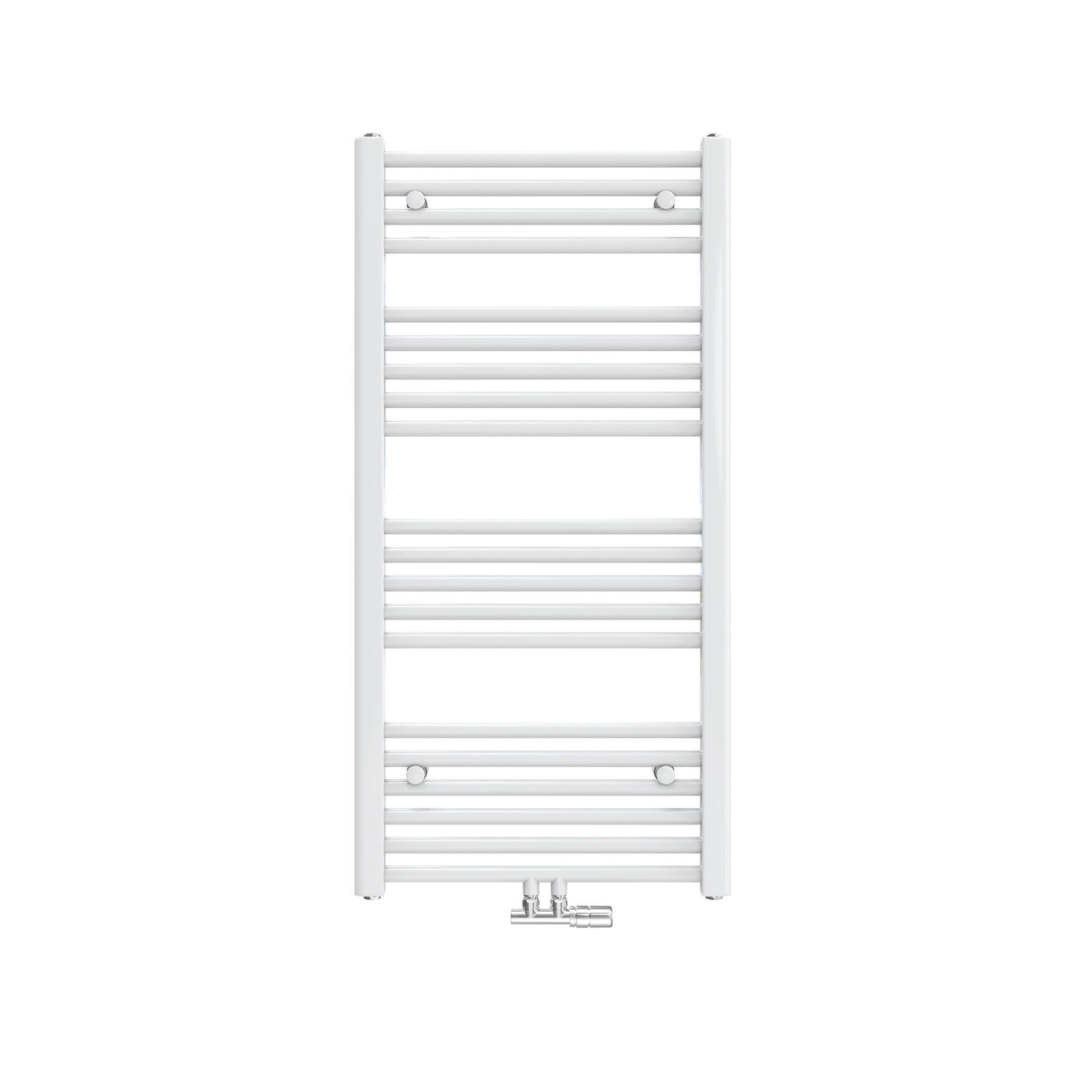 HEIZKÖRPER Handtuchheizkörper wasserführend 100/50/3 cm - Weiß, Metall (50/100/3cm) - EMKE