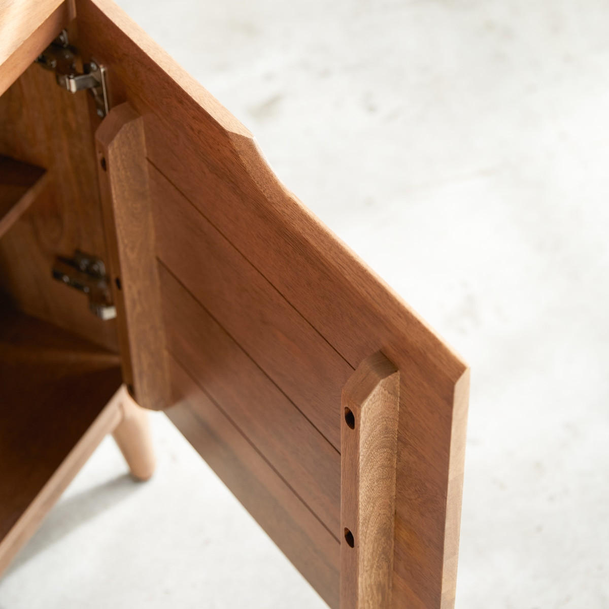 SIDEBOARD Gabrielle Braun aus Mango - Braun, Holz (150/81/40cm) - Tikamoon
