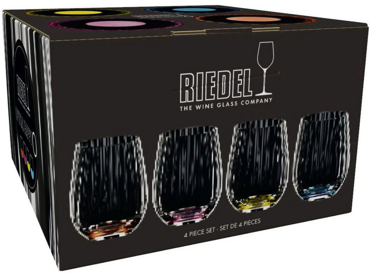 TUMBLER Collection Optical Happy O, 4er Set, Glas, 344 ml - Transparent, Glas (0.34L) - Riedel