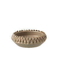 BLUMENTOPF IBIZA - Töpferei - Grau - S - Ø 23 cm - Grau, Keramik (23/8cm) - J-Line
