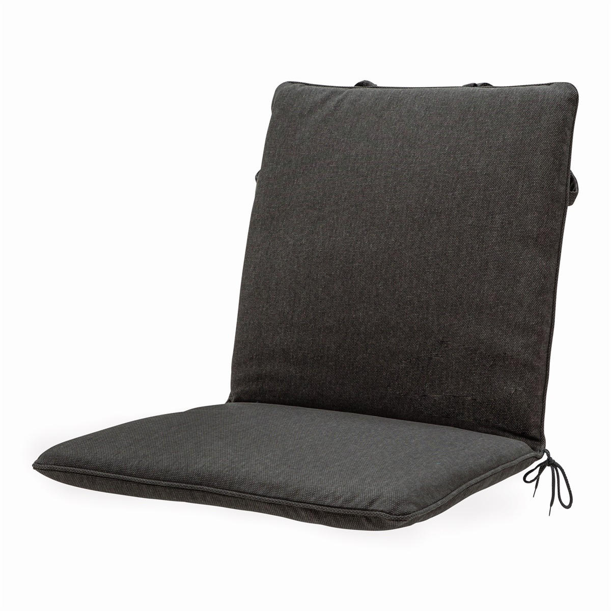 GARTENSTUHLKISSEN Canvas 97/49 cm 4er-Set - Grau, Textil (49/6/97cm) - Madison