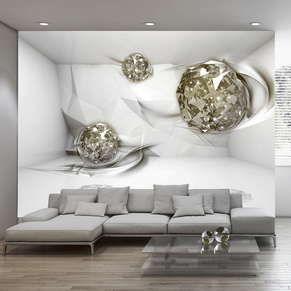 VLIESTAPETE Weiß 150/105 cm - Weiß/Grau, Textil (150/1cm) - KUNSTLOFT