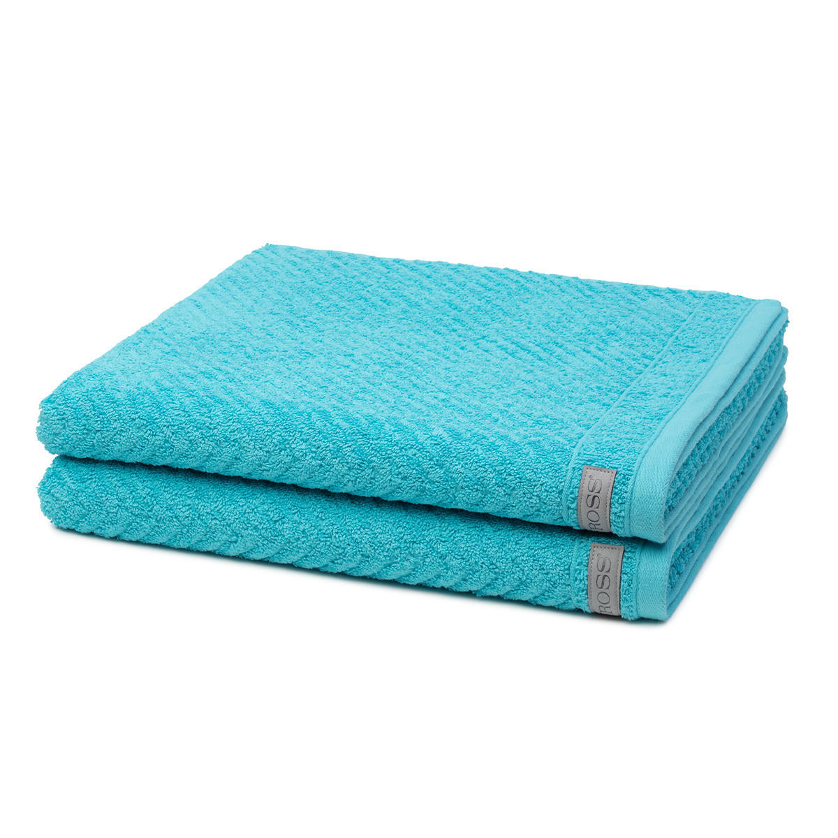 DUSCHTUCH Smart 2er-Set - Türkis, Textil (50/100cm) - Ross