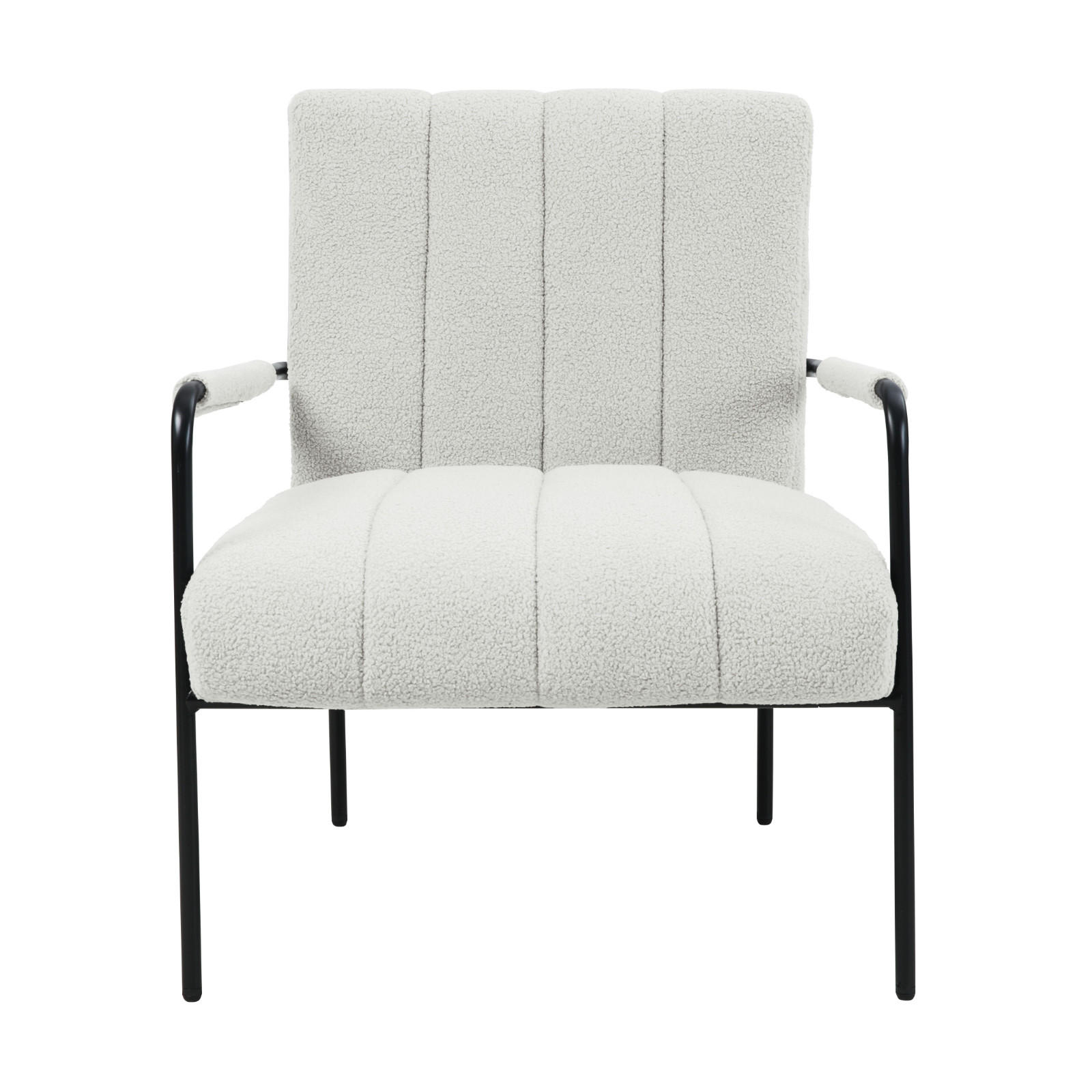 LOUNGESESSEL KYLE - Weiß, Textil (70/80/75cm) - SVITA