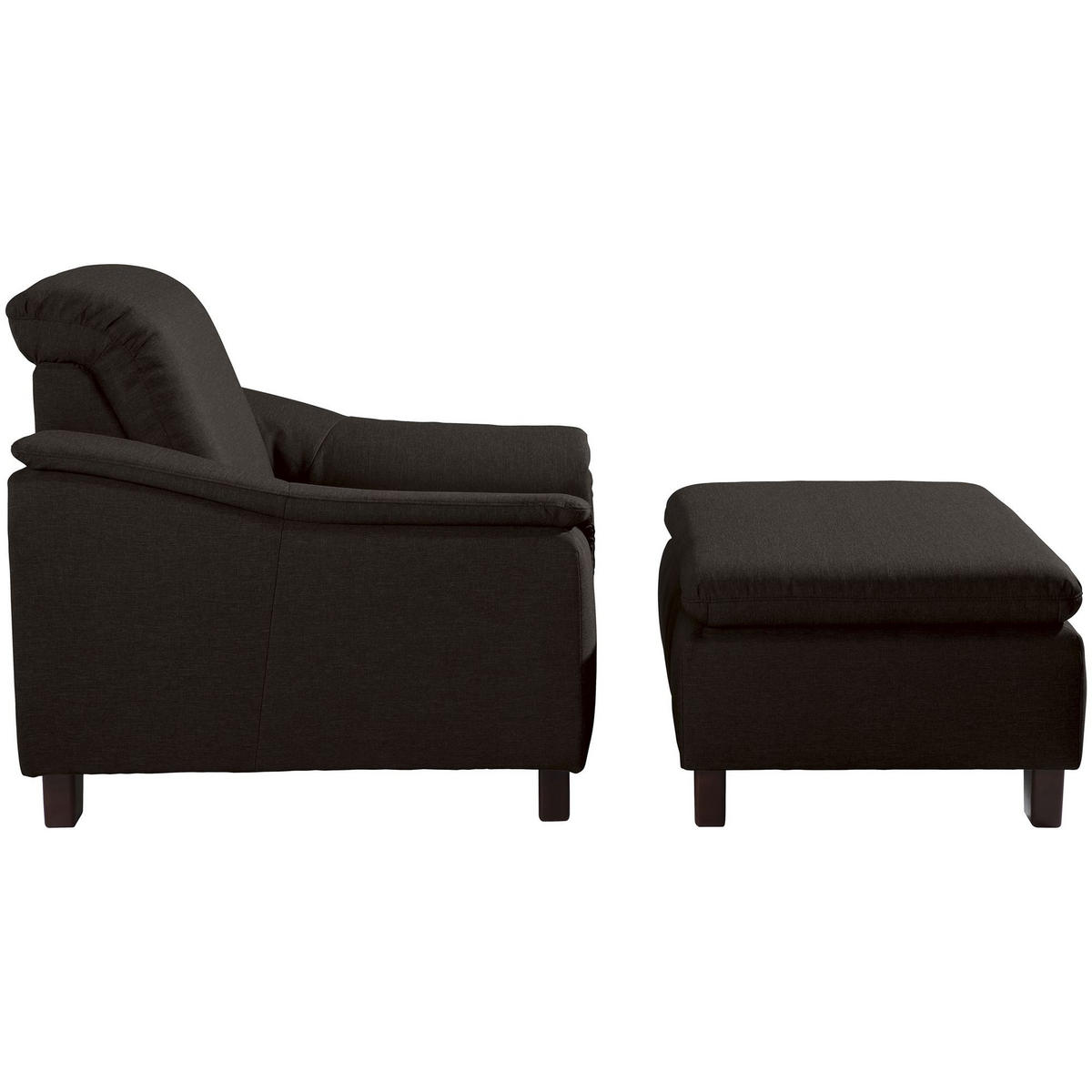 POLSTERSESSEL Kaylil Flachgewebe schoko - Mokka, Kunststoff (87/82/100cm) - 58aufmkessel