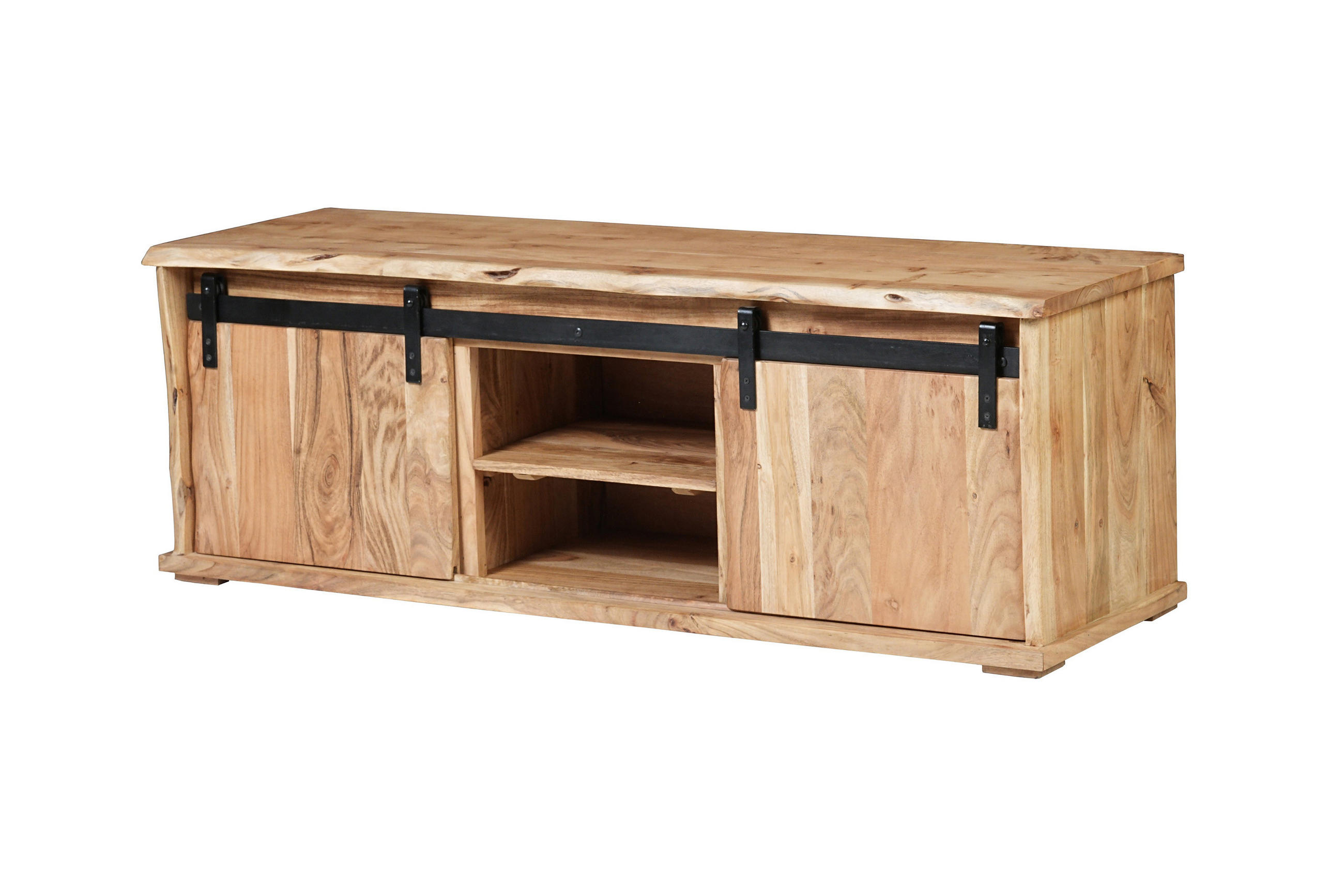 LOWBOARD LIAN V - Beige/Naturfarben, Holz (145/50/45cm) - SAM
