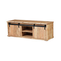 LOWBOARD LIAN V - Beige/Naturfarben, Holz (145/50/45cm) - SAM