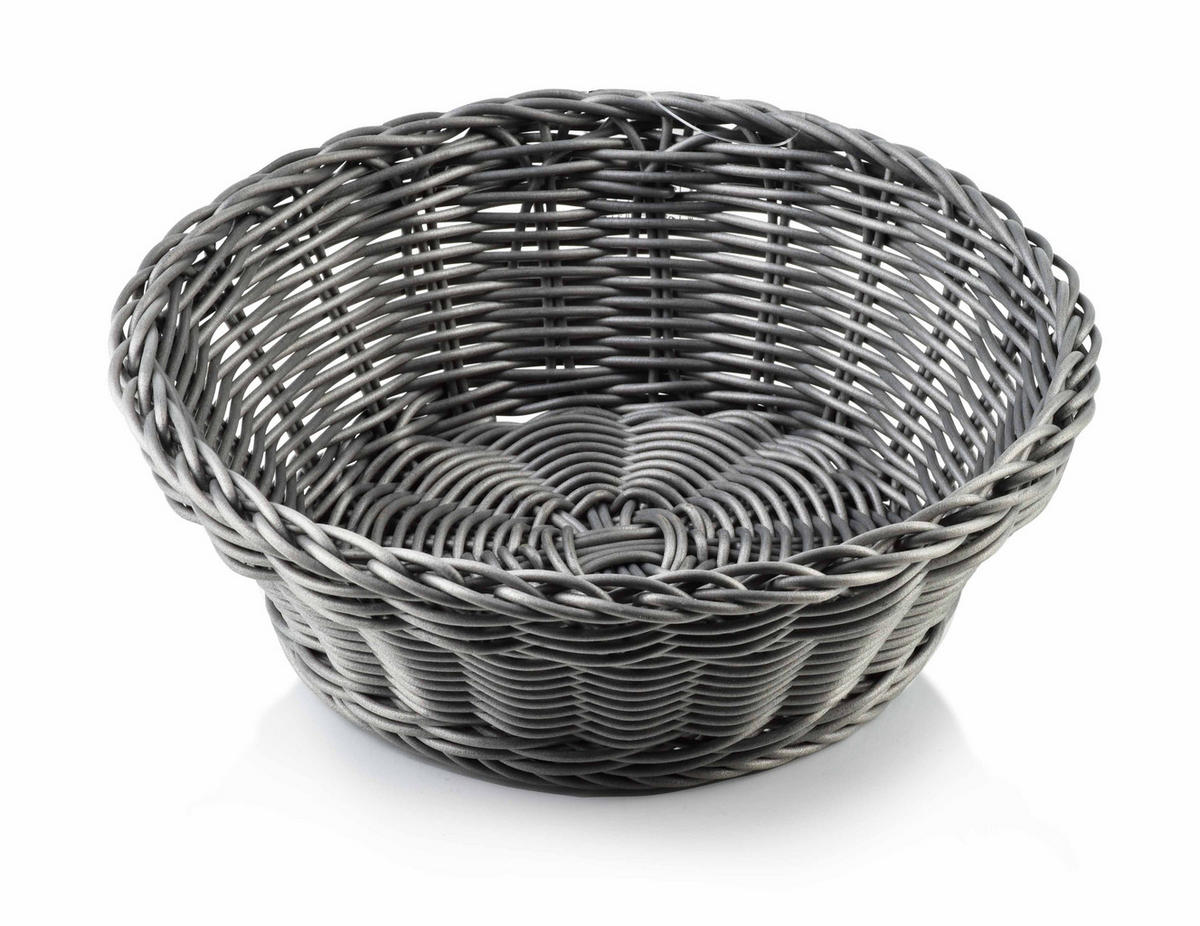 BESTECKKORB Sino Grau 20/20/7 cm Naturmaterial - Grau, Naturmaterialien (20/7/20cm) - Mondex