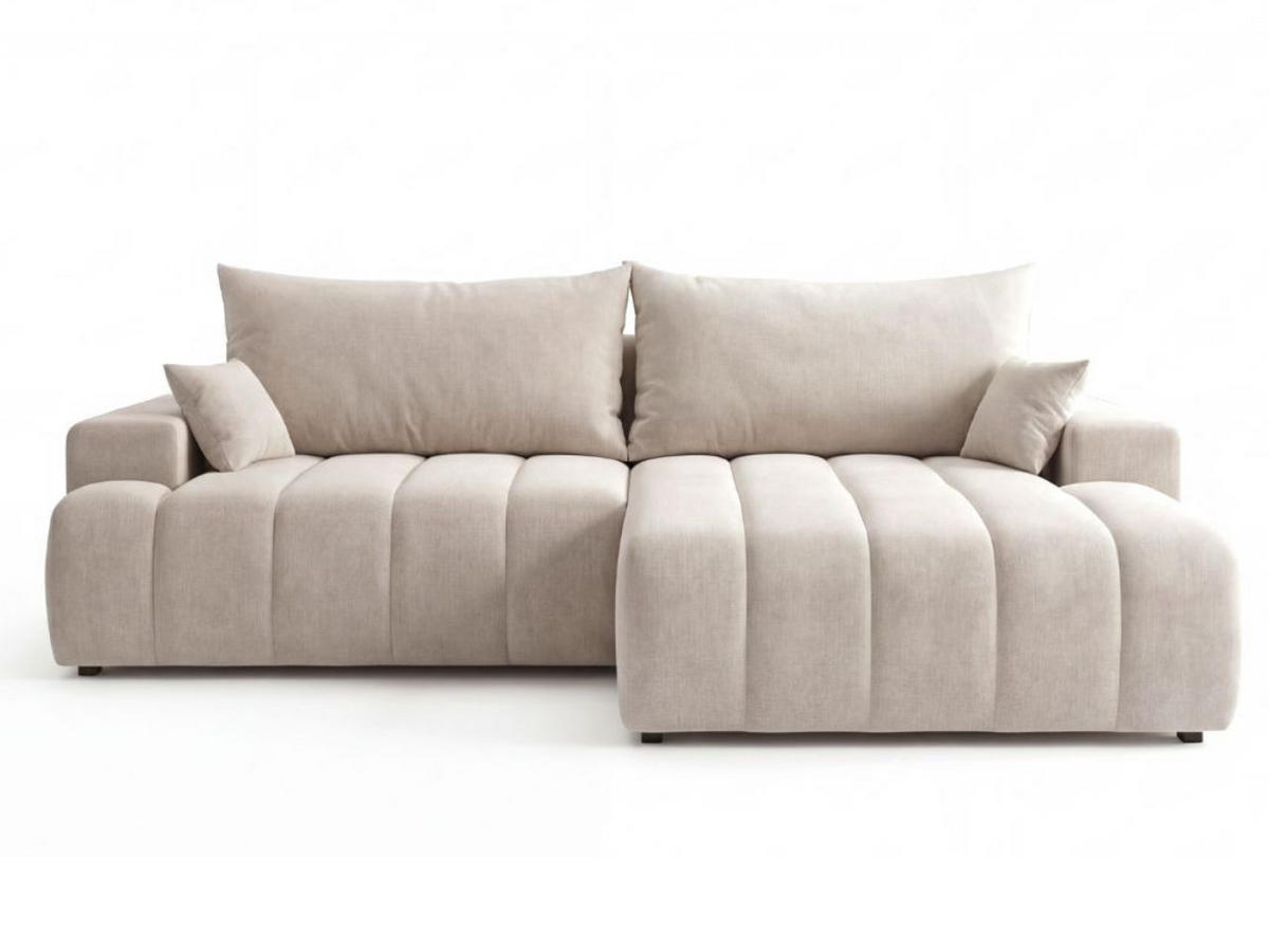 ECKSOFA Caleo Beige Rechts - Beige, Holz/Textil (270/170cm) - Graingold