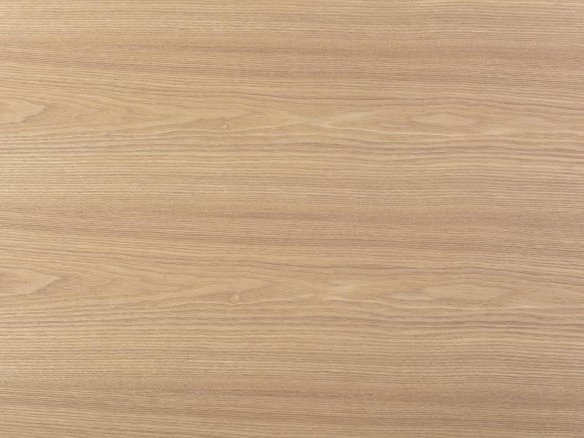 ESSTISCH rund - 4 Personen - Eichenfurnier - Holzfarben hell - ANTALIZA - Hellbraun, Holz (120/120/75.5cm) - Vente-Unique