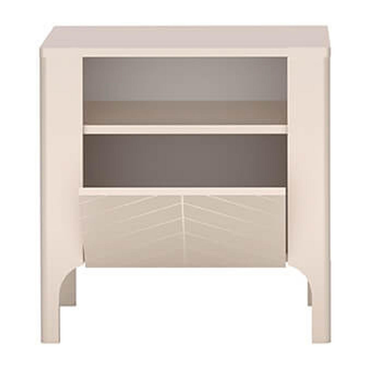 NACHTTISCH Malumi MM-10 54 x 57 x 40,5 cm Kaschmir - Kaschmir, Holzwerkstoff (54/57/40.5cm) - Koseto