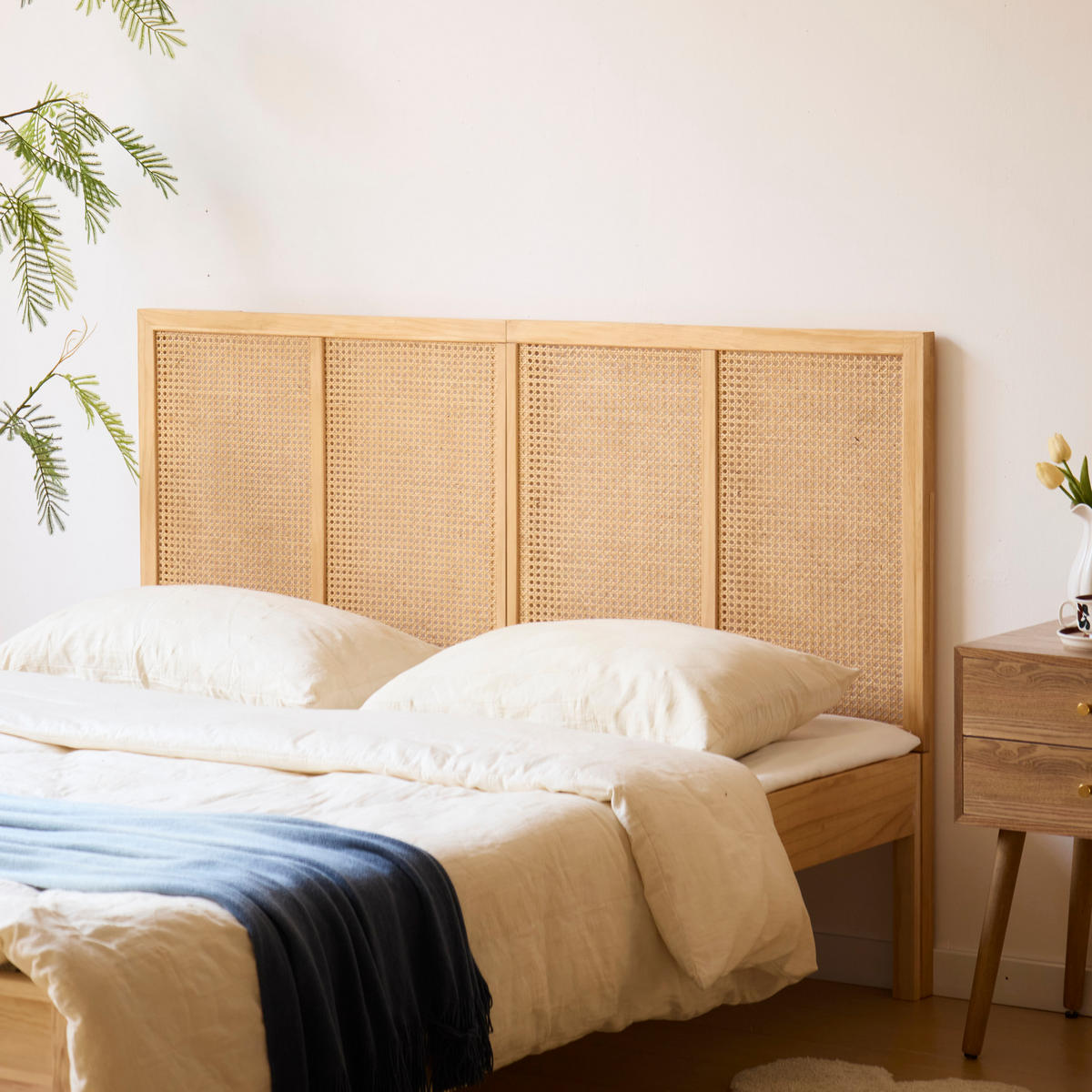 BETTKOPFTEIL Rechteckig Braun 163.5 x 3.5 x 108.5 (cm) - Braun, Holz (163.5/108.5/3.5cm) - Nordlys