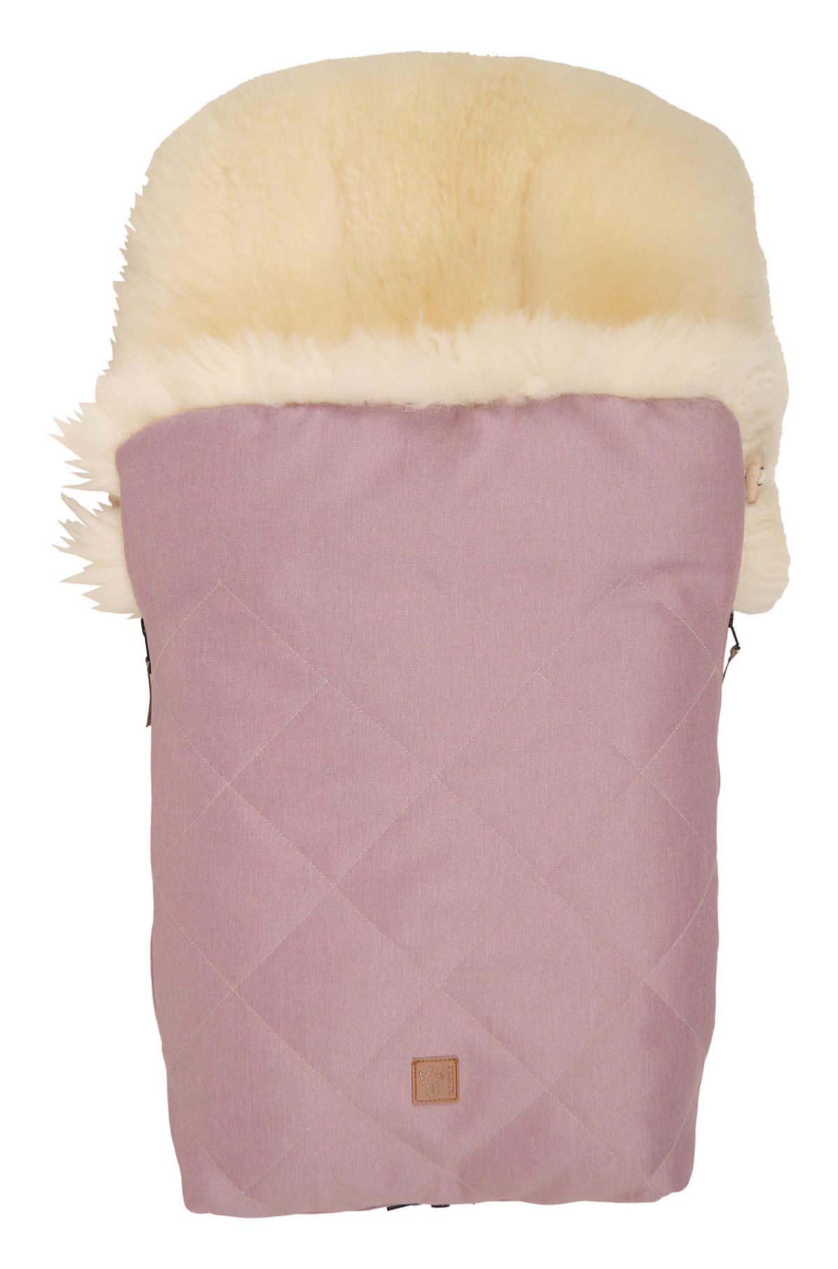LAMMFELL-FUSSSACK Nelly, milky sand, orchid pink - Pink, Fell (46/8/88cm) - Kaiserbaby
