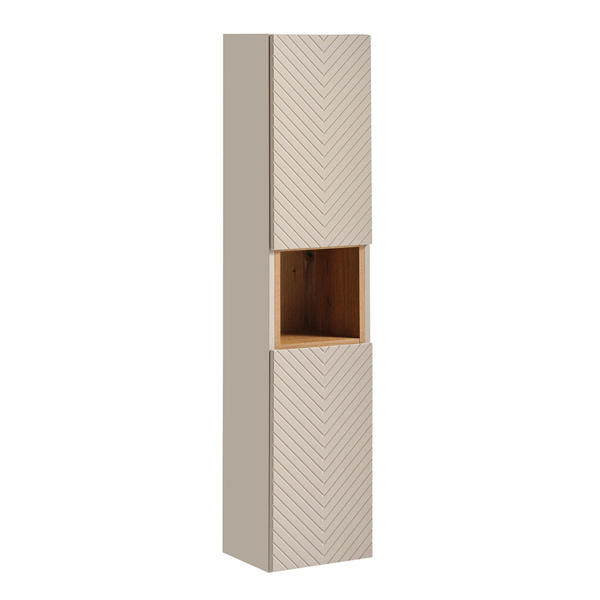 BADMÖBEL 160.4cm Manoa 2er-Set Kaschmir - Beige, Holzwerkstoff (160.4/59/40cm) - Petits-meubles