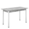 ESSTISCH Den Haag - Grau, Holzwerkstoff/Metall (60/120/75cm) - [en.casa]