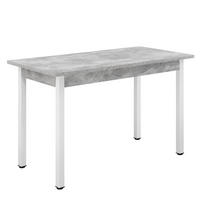 ESSTISCH Den Haag - Grau, Holzwerkstoff/Metall (60/120/75cm) - [en.casa]