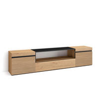 TV-SCHRANK eiche, 200/35/45cm - Eichefarben, Holzwerkstoff (200/45/35cm) - Skraut Home