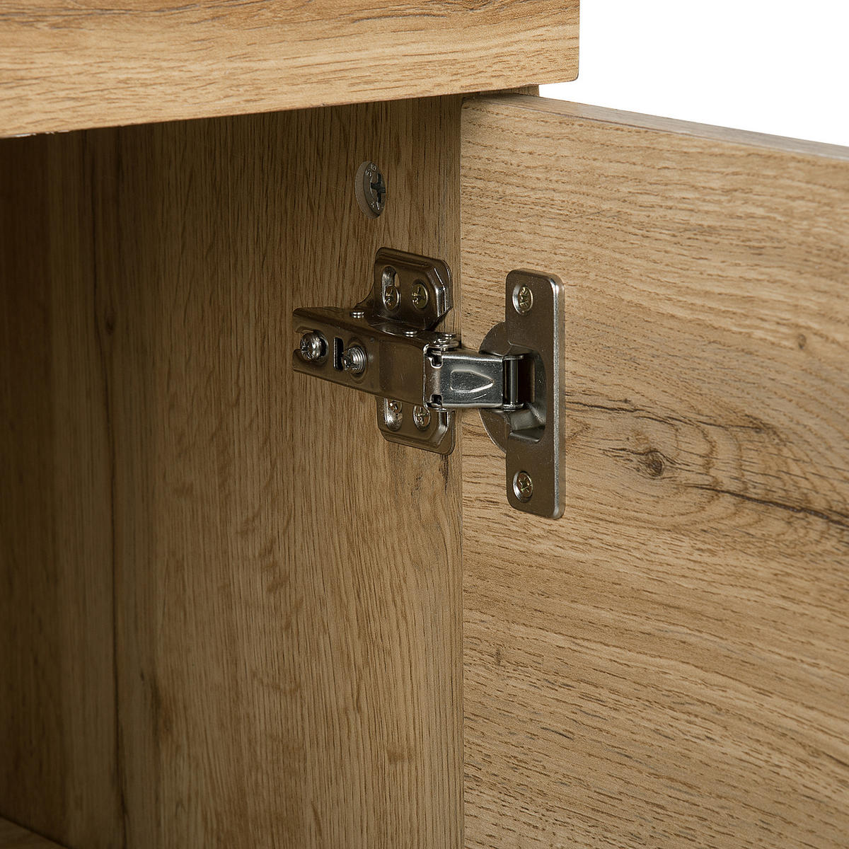 SKŘÍŇ Světle hnědá Timber - hnědá, kompozitní dřevo (94/79/42cm) - Beliani