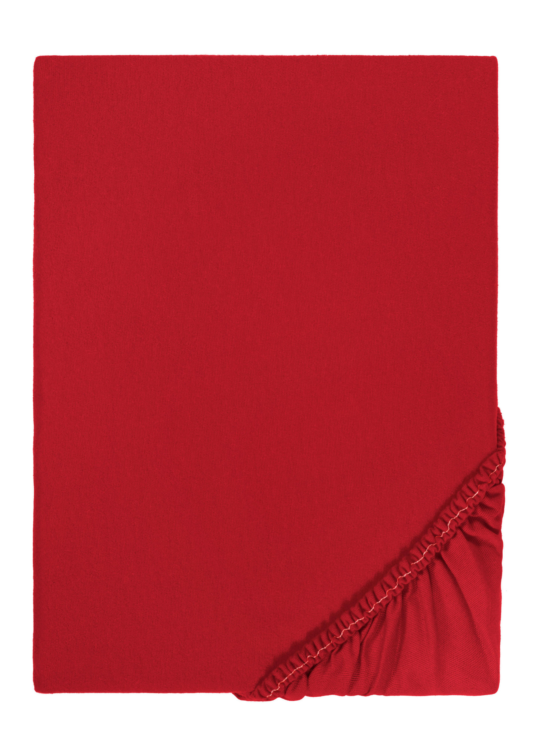 biberna Spannbetttuch Rot 100x200 cm