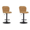 BARHOCKER Vino Gelb 53/45/116 cm 2er-Set - Gelb, Textil (45/116/53cm) - LABEL51