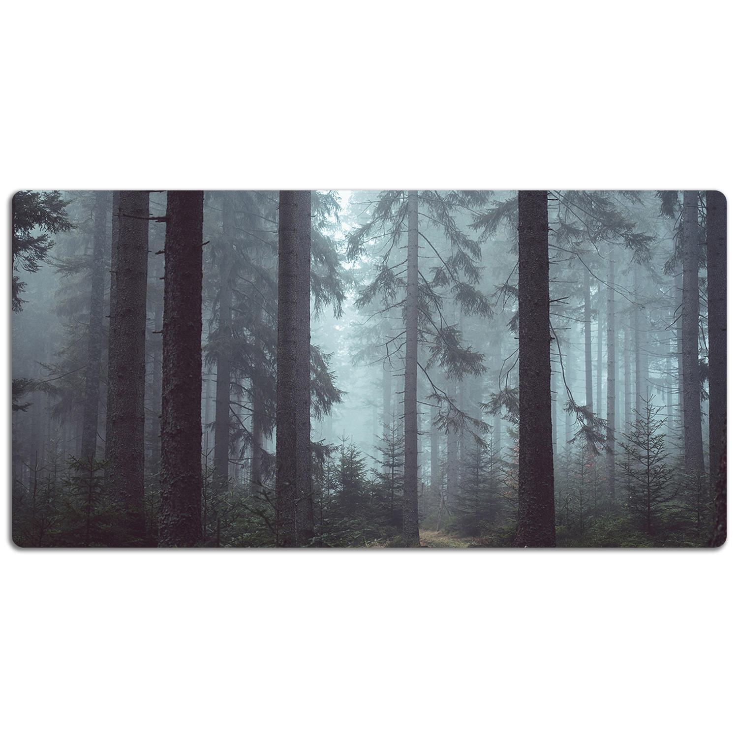 ArtPrintCave Schreibtischunterlage Grau 120x60x1.6 cm