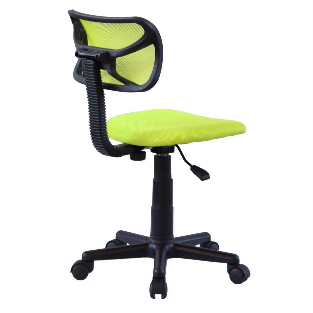 KINDERDREHSTUHL MILAN - Grün, Kunststoff/Textil (42/85/48cm) - IDIMEX