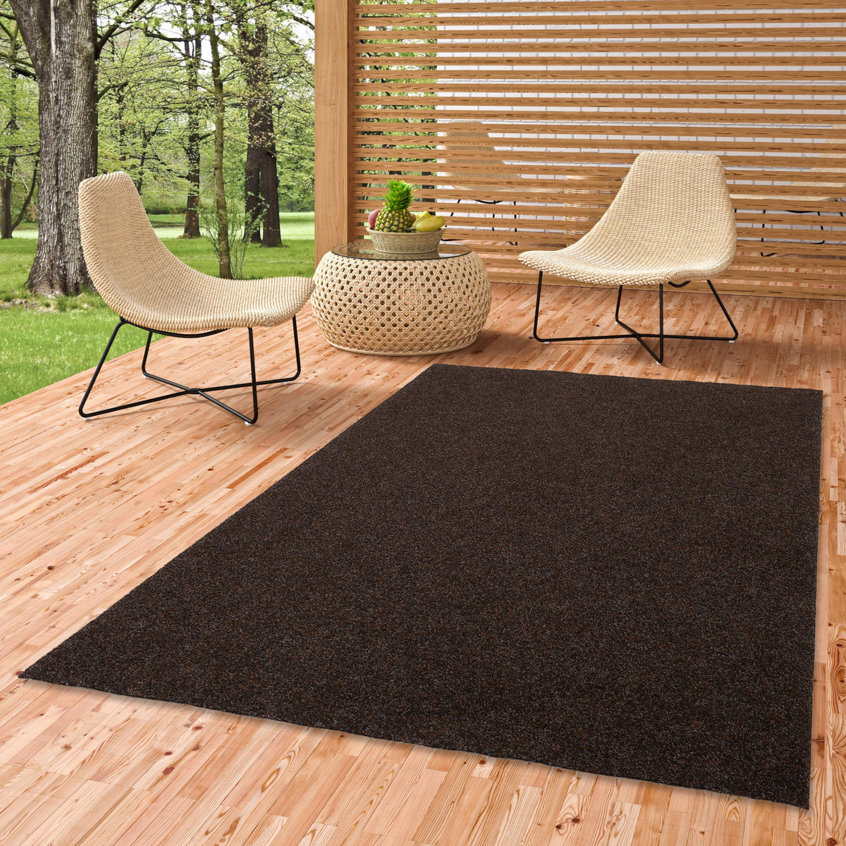 KUNSTRASEN RASENTEPPICH MIT NOPPEN KINGSTON - Braun, Textil (200/500cm) - Snapstyle