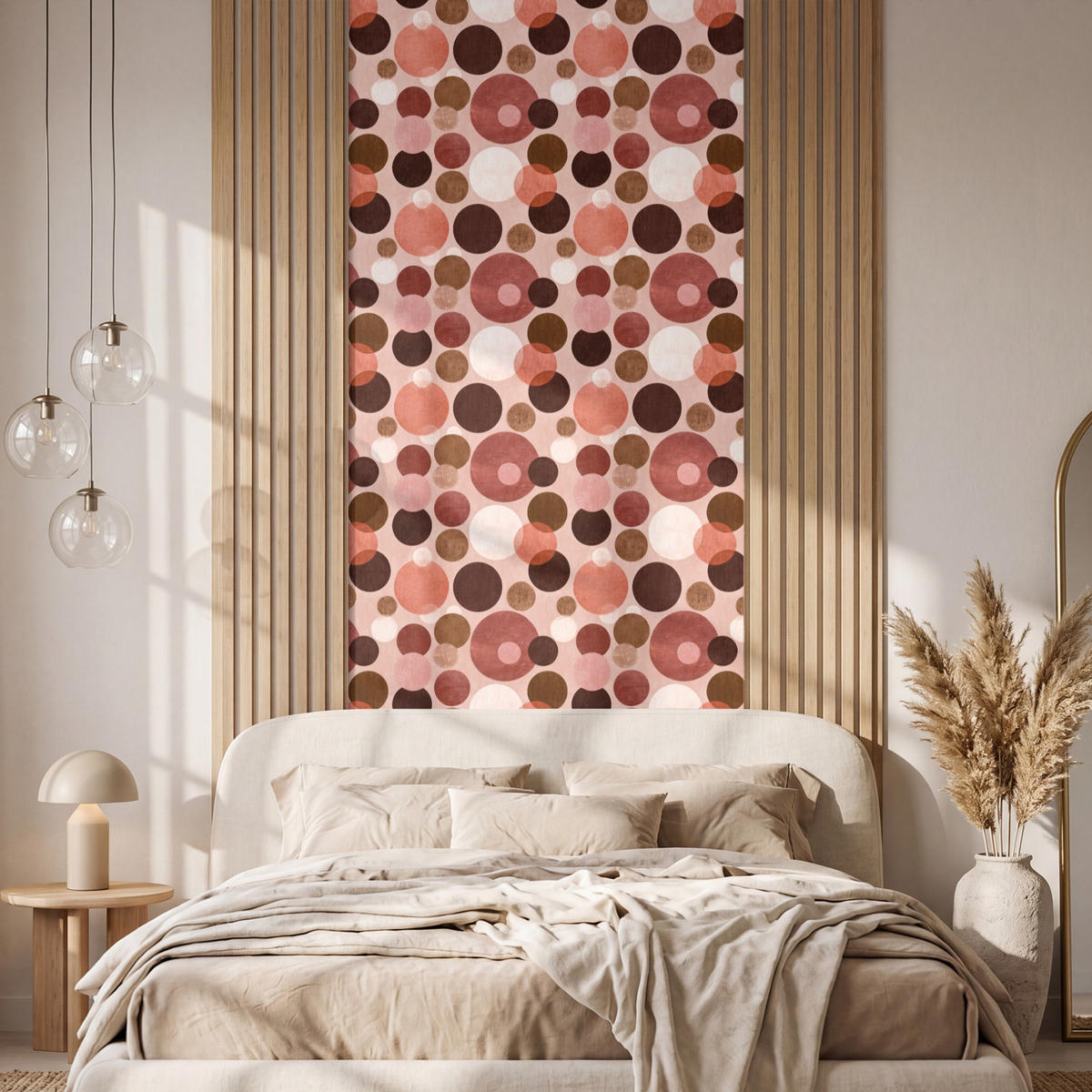 TAPETE - Kreise - Modern - Farbenfroh - 120x300 cm - Multicolor, Papier (120/300cm) - OnlyWow