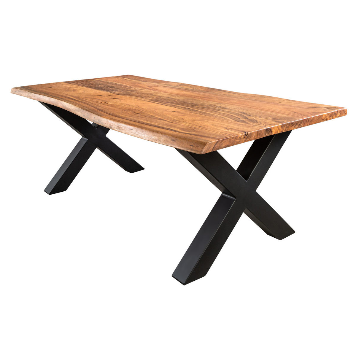 COUCHTISCH MAMMUT Akazie Honey Finish 120 cm - Braun, Holz (60/120/45cm) - riess-ambiente