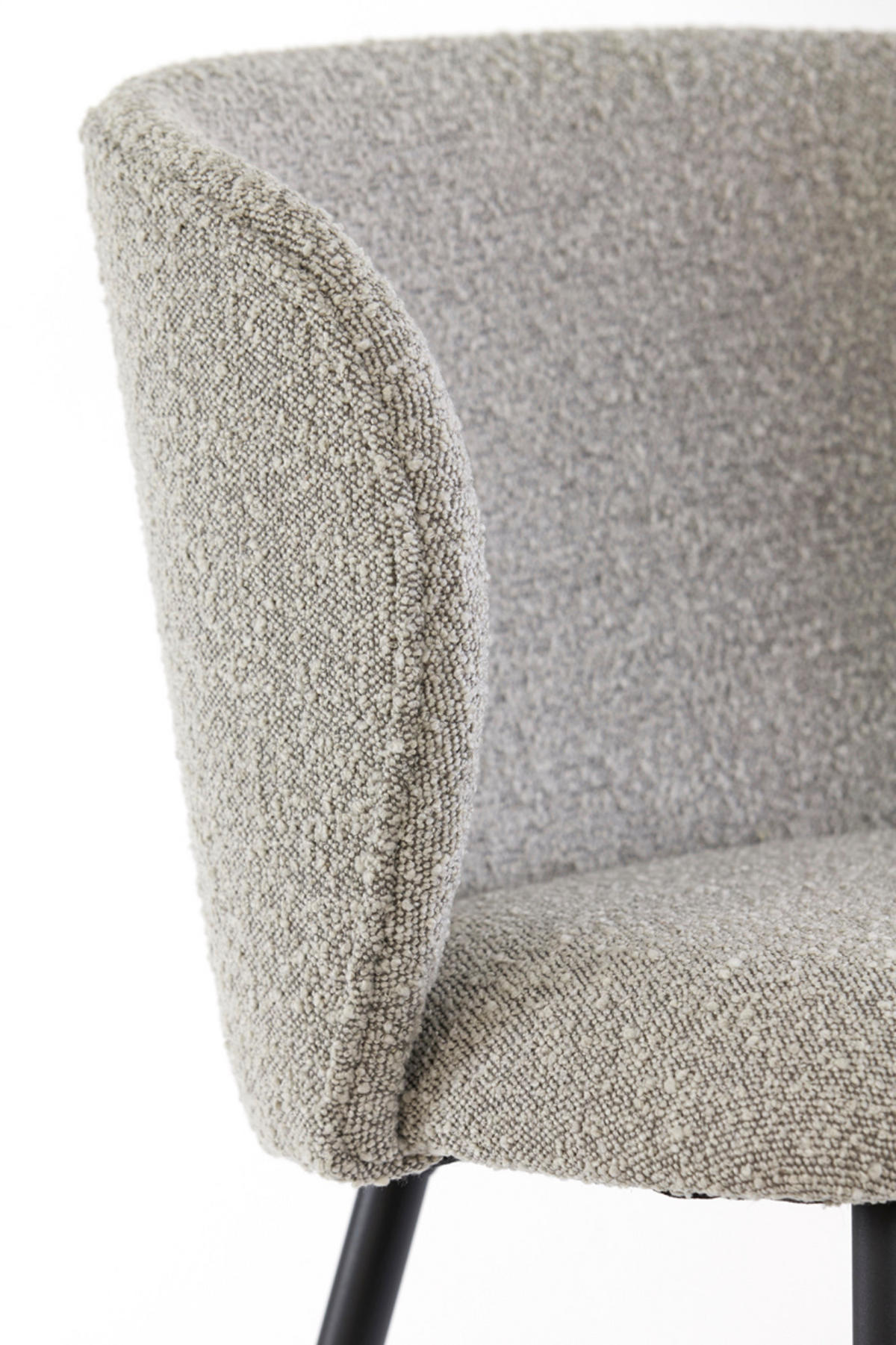 ESSZIMMERSTUHL Elyna Grau 56/55/79 cm - Grau, Textil (55/79/56cm) - Light & Living