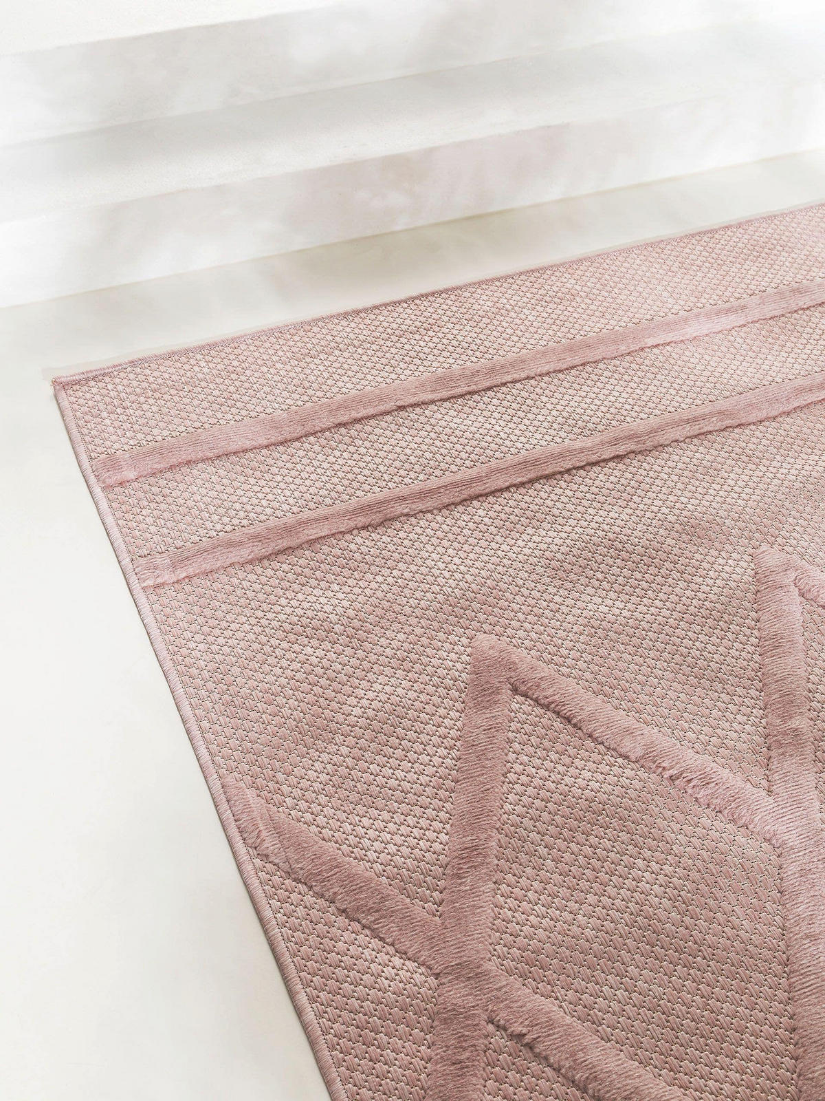 OUTDOORTEPPICH Bonte Rosa 240x340 cm - Rosa, Textil (240/340cm) - benuta Nest