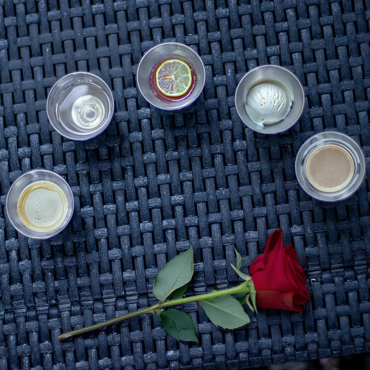 CAMPING BECHER SET Edelstahl - Silberfarben, Metall (0.085L) - Intirilife