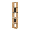 REGAL 5 Fächer H167 cm - Lofty - Eiche Artisan/Grau, Holzwerkstoff (22/167/32cm) - Calicosy