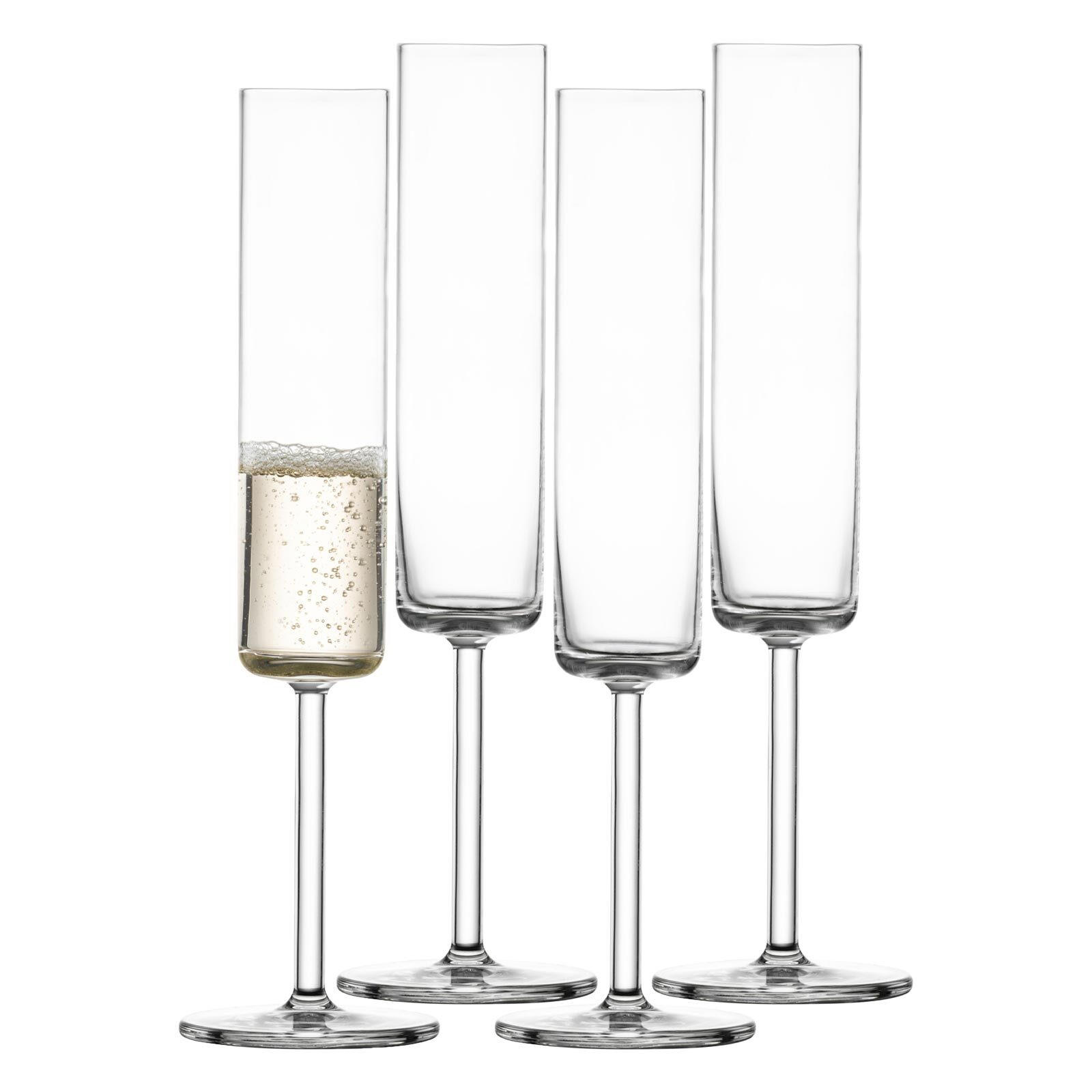 SEKTGLÄSER Modo transparent 163 ml 4er Set - Transparent, Glas (0.163L) - Schott Zwiesel