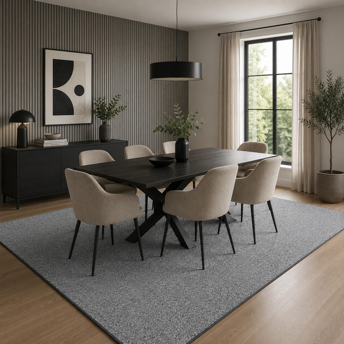 FEINSCHLINGEN VELOUR TEPPICH STRONG - Silberfarben, Textil (100/300cm) - Snapstyle