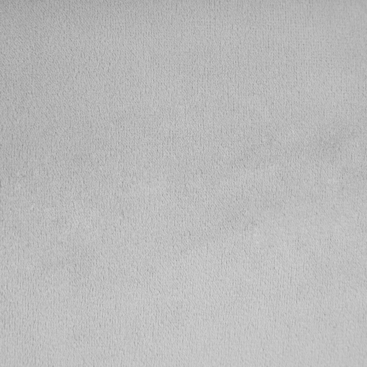 CHAISELONGUE Samtstoff hellgrau linksseitig Lormont - Grau, Textil (141/76/70cm) - Beliani