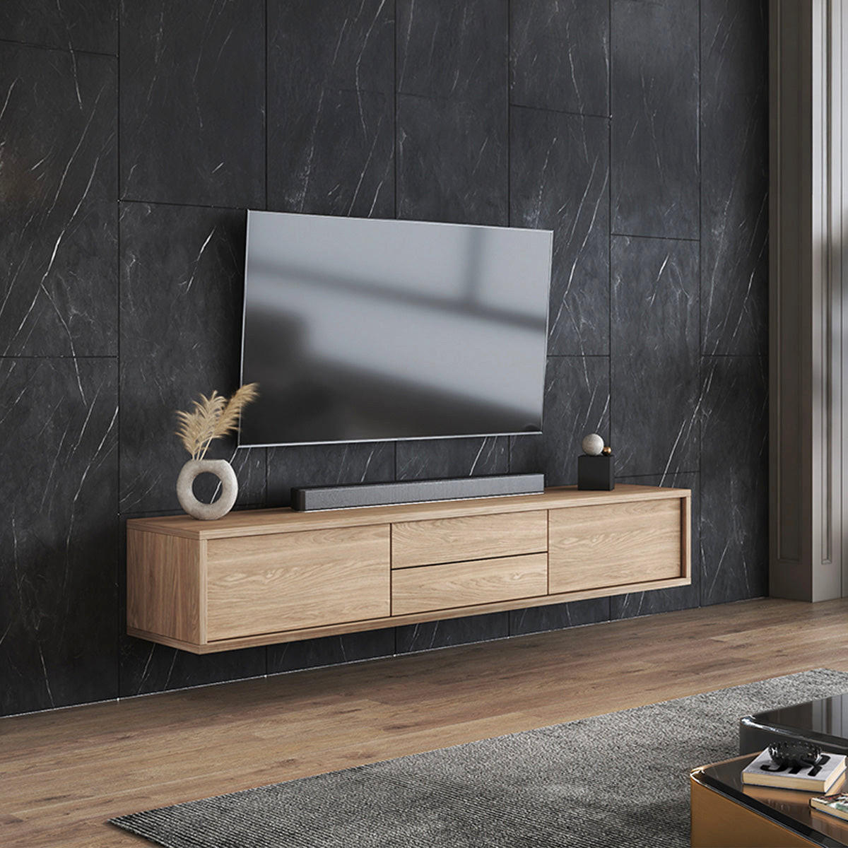 TV-MÖBEL Idra Holz - Braun, Holzwerkstoff (180/32/36cm) - Petits-meubles