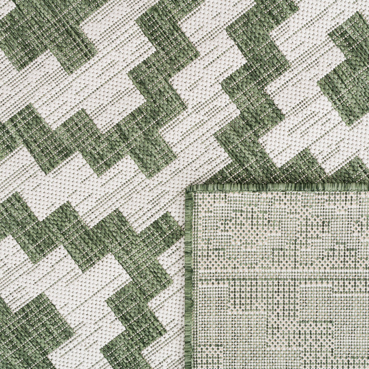 OUTDOORTEPPICH 80/250 cm Modena 222 - Grün, Textil (80/250cm) - Paco Home