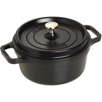 BRÄTER Cocotte Schwarz - ø 22 cm / 2.6 liter - Schwarz, Metall (22cm) - Staub