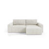 ECKSOFA Natalia - Creme, Holzwerkstoff/Textil (244/149cm) - Fun Möbel
