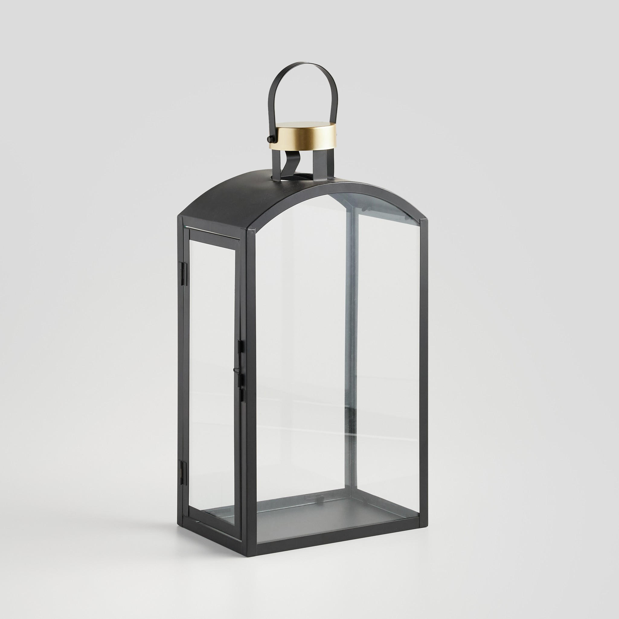 LATERNE Arn - Schwarz, Metall (24/45/15cm) - home&you