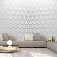 VLIESTAPETE Grau 400/280 cm - Weiß/Grau, Textil (400/1cm) - KUNSTLOFT