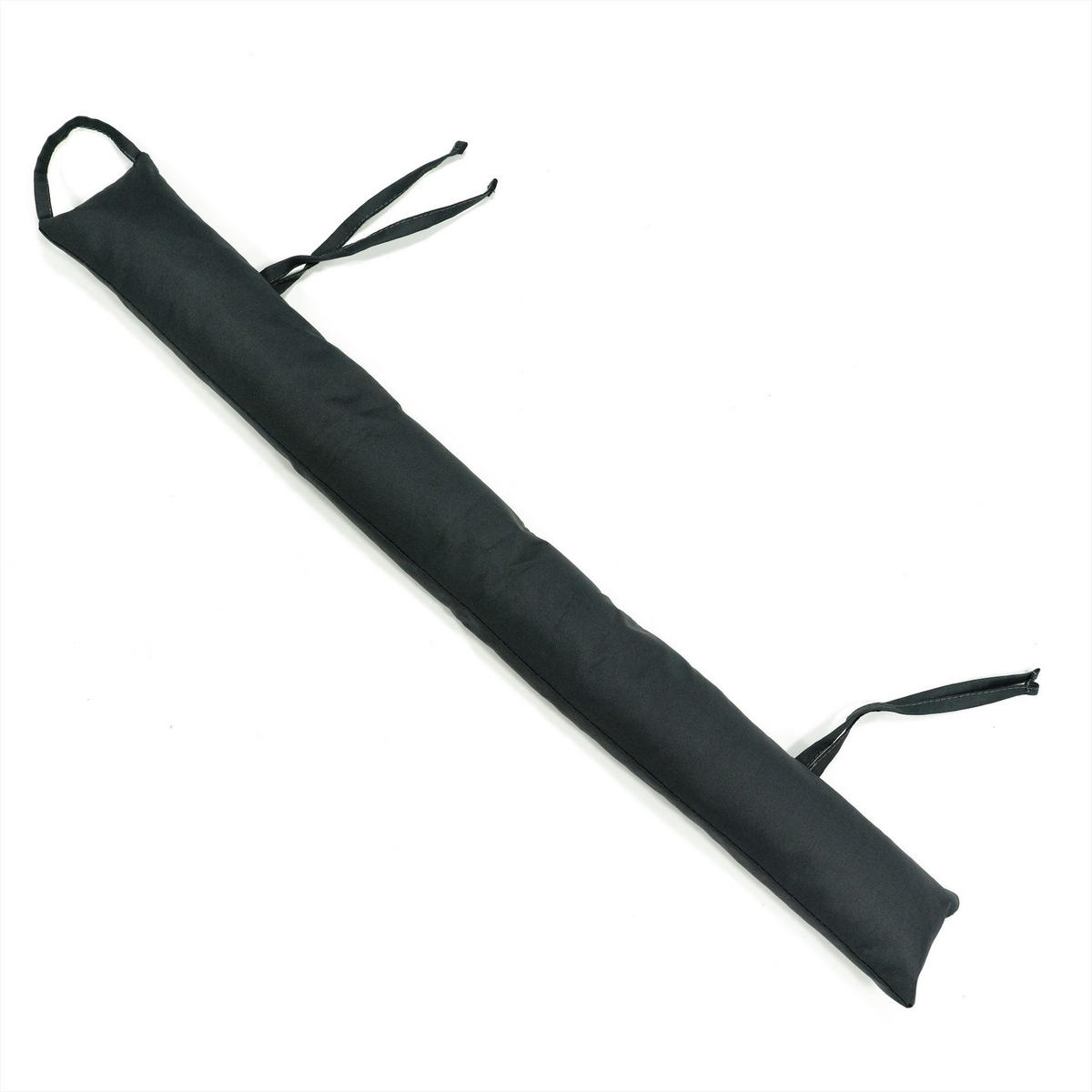 ZUGLUFTSTOPPER Windschlong grau - Grau, Textil (120/90cm) - Bruni