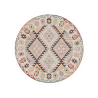 VINTAGE-TEPPICH George waschbar ø 120 cm rund - Multicolor, Kunststoff (120/120cm) - benuta