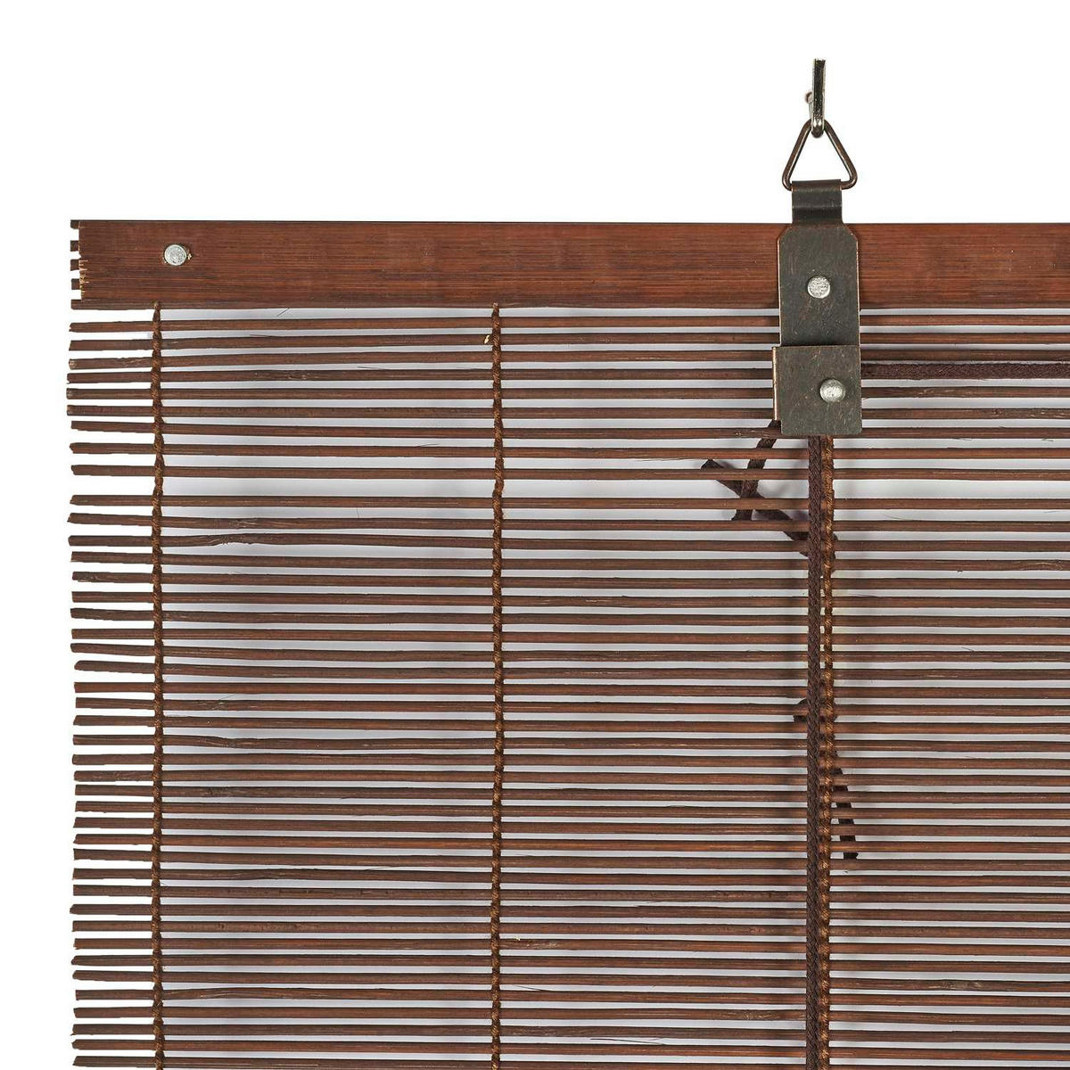 BAMBUSROLLO Dunkelbraun, 60 cm x 175 cm - Braun, Kunststoff (60/175cm) - STORESDECO